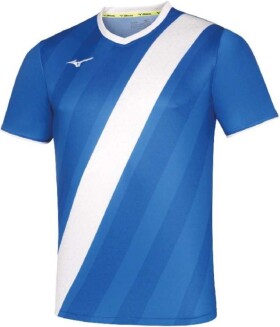 Mizuno Game Shirt OSAKA Royal/White - Fotbalový dres Mizuno Game Shirt OSAKA P2EA750522 Velikost textilu: M