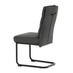 Jídelní židle, šedá, látka, DCL-P3107 GREY2