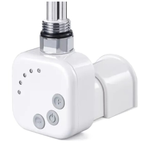 HOPA - Topná tyč BURGH s termostatem a časovačem - Barva topné tyče - Bílá, Typ připojení - Podomítkové, Výkon topné tyče - 600 W RDOHT160006