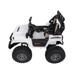 Mamido Elektrické autíčko Extreme Sport 4x4 s proměnlivou velikostí bílé