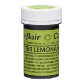 Sugarflair Gelová barva Citrusová (Bitter lemon/lime) 25g