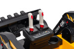 Mamido Dětský elektrický nakladač CAR-26A žlutý | 4x4 | RC 2.4Ghz | EKO kůže | 12V10Ah