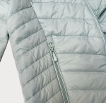 Lehká dámská bunda v mátové barvě s odepínací kapucí J Style (16M9230-156) odstíny zelené M (38)
