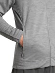 ICEBREAKER Mens Merino 360 Realfleece Elem LS Zip Hood, Metro Heather velikost: S