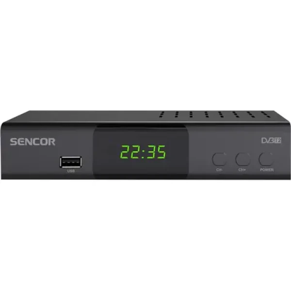 SENCOR SDB 5007T DVB-T PŘIJÍMAČ / H.265 / HEVC / 10W (8590669357307)