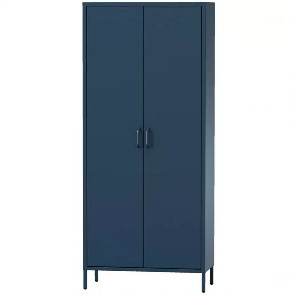 Skříň Kovová Flavio Modern Dark Blue