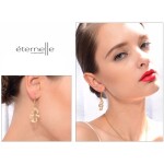 Náušnice Swarovski Elements Innocenti - hrdličky, Zlatá