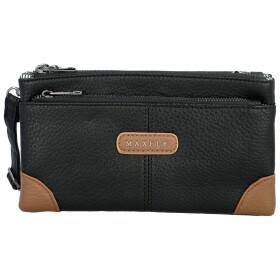 Stylová dámská koženková crossbody kabelka MaxFly Gimalli, černá