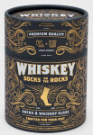 Dárkový set Socks on the Rocks: Whiskey (ponožky, sklenice)