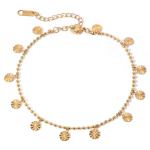 ELENYS Sunny – pozlacený náramek 18K žluté zlato Délka náramku: 20+6 cm / max. 26 cm