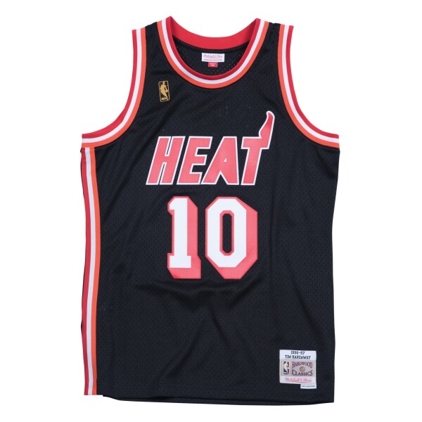 Mitchell & Ness Pánský dres Miami Heat NBA Tim Hardaway #10 1996-97 Swingman - Černá Velikost: 2XL