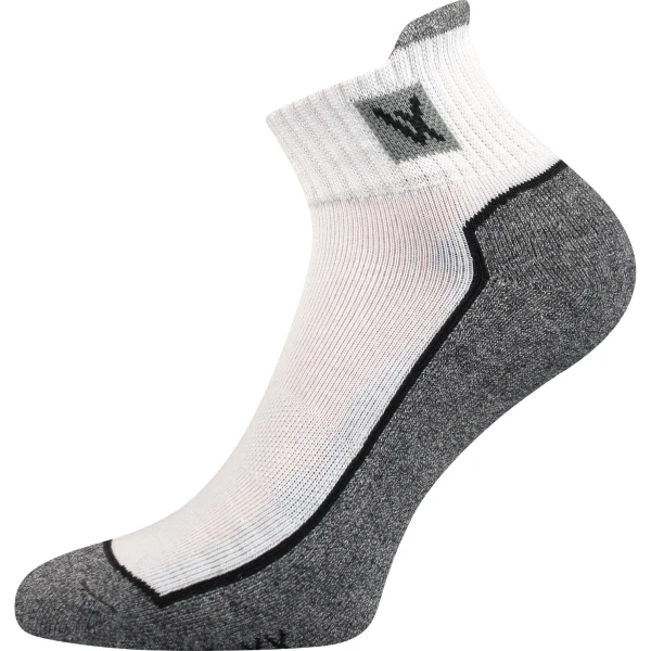 VOXX Ponožky bavlněné sportovní NESTY 01 bílé (3 páry) 35-38 114679