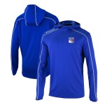 Pánská mikina New York Rangers NHL Columbia Omni-Wick Shotgun Long Sleeve Hoodie T-Shirt - Blue Velikost: XL