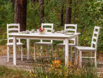Massivo.cz Jídelní stůl Belluno Elegante, bílý, masiv, borovice