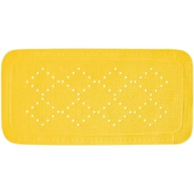 Spirella ALASKA žlutá / Protiskluzová podložka do vany / PVC / 71 x 36 cm