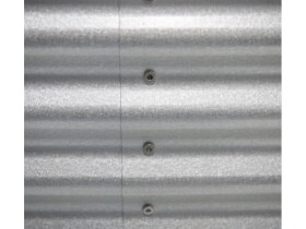 Kovový vyvýšený záhon – Grow Faster (d. 240 cm x š. 80 cm x v. 82 cm), stříbrný