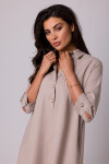 Dámské šaty B257 béžová - BeWear M