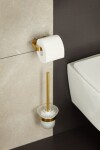 KFA - TOILET držák toaletního papíru, broušené zlato 864-022-31