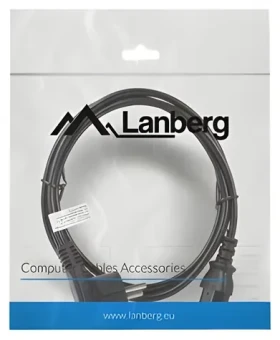 Lanberg napájecí kabel CEE7/7 - IEC C13 černá / Napájecí kabel / 1,8 m (CA-C13C-10CC-0018-BK)