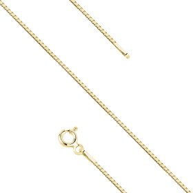 LUNICA Stříbrný řetízek GOLD BOX 50cm 0295