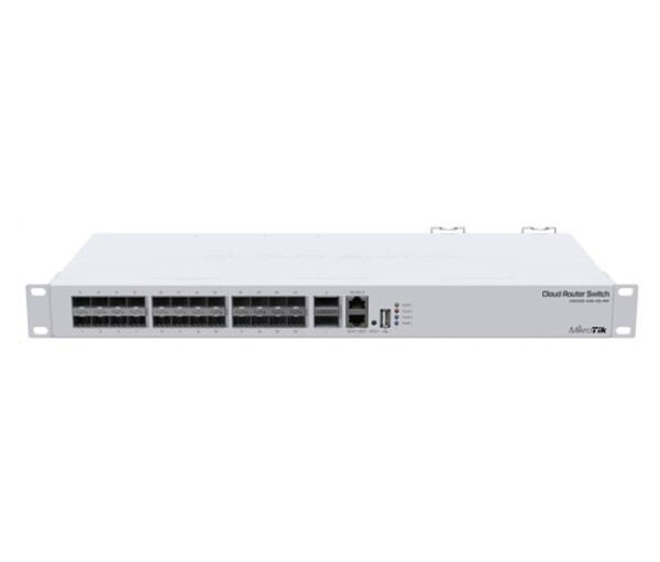MikroTik Cloud Router Switch CRS326-24S+2Q+RM, 650MHz CPU, 64MB, 1x10/100, 24x10G, 2x40G, USB vč. L5 EDF_1017266