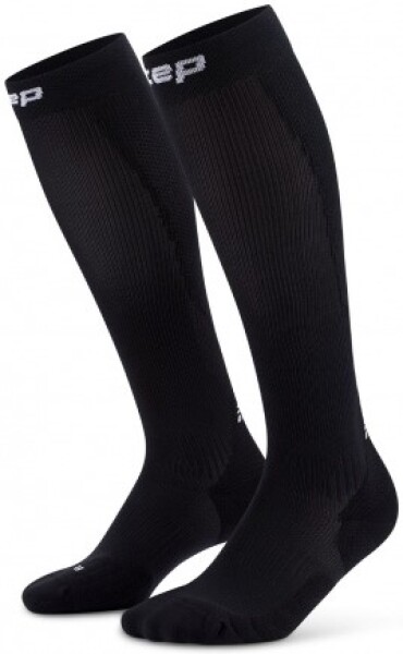 CEP dámské běžecké kompresní podkolenky 5.0 - black Velikost: II (25-31 cm obvod lýtka)