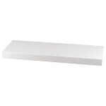 Polička nástěnná 60 cm, MDF, barva bílý vysoký lesk, baleno v ochranné fólii