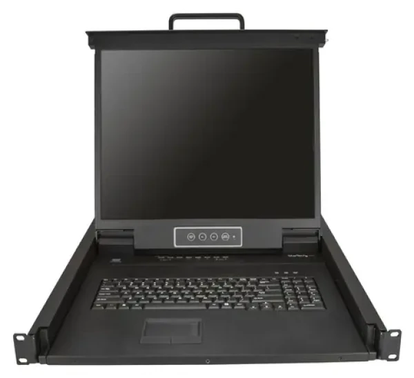 19" StarTech Rackmount KVM konzole / KVM konzole / LCD 1280x1024 / 8 portů / 1U (RKCONS1908K)