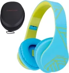 PowerLocus P2 Kids Blue/Green / Dětská bezdrátová sluchátka s mikrofonem / Bluetooth 5.3 (pwl-p2kids-blueg)