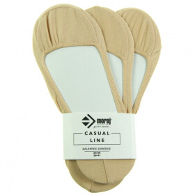 Dámské baleríny 330-001C 3pack - Moraj tělová 34-37