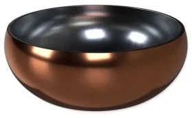 Dog Fantasy Miska s dvojitou stěnou rosegold / Miska pro psy / Nerezová / 16 cm / 800 ml (454-855220)
