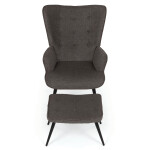 Relaxační křeslo, šedá, látka, AK-303B GREY2