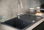 Quadron - Kuchyňská baterie Caren BRUSH NICKEL 3623512_BS