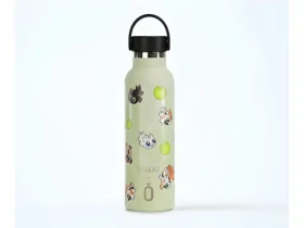 Runbott Kawaii Cats / Termoláhev / 600 ml / studená 24 h / horká 12 h / nerez 18/8 (972313RB)