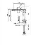 PAFFONI - Rock Umyvadlová baterie, chrom RO071CR