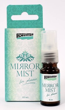 Zrcadlová barva sprej na průhledný plast Pentart 10 ml