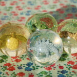 Konges Sløjd Třpytivý hopík Glitter Pet – set 2 ks lemon/tiger, multi barva