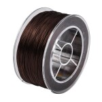 Elastická lycra - 0,8 mm - kokosově hnědá - krabička - 90 m - 1 ks