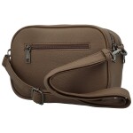 Trendy dámská koženková crossbody kabelka Karlita, coffee