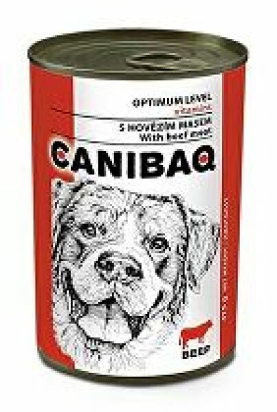 Canibaq dog konz. hovězí 415g