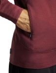 ICEBREAKER Mens Merino 260 Quantum IV LS Zip Hood, Port/Agate (vzorek) velikost: M