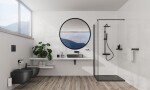 DEANTE - Correo antracit metalic - Granitová sprchová vanička, čtvercová, 90x90 cm KQR_T41B