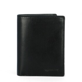 Luxusní pánská kožená peněženka Diviley Loránt, černá