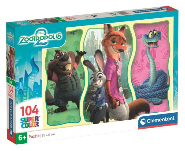 Puzzle Zootopia 2 104 dílků