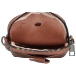 Trendy dámská koženková crossbody kapsa Asirys, starorůžová