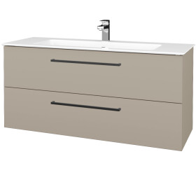 Dřevojas - Umyvadlová skříňka GIO SZZ2 120 - M05 Béžová mat / Úchytka T06 / M05 Béžová mat 406387H