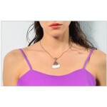 Souprava náhrdelníku a náušnic Belladonna, Bílá/čirá 40 cm + 5 cm (prodloužení)