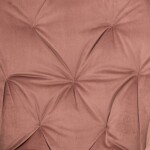 Jídelní židle, potah strorůžová sametová látka, kovová 4nohá podnož, černý lak