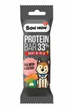 Bow wow poch. Proteinová tyčinka Losos&Bylinky 32g