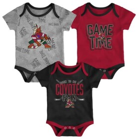 Outerstuff Kojenecké Body Arizona Coyotes 3-pack Game Time S/S Creeper Set Newborn Velikost: